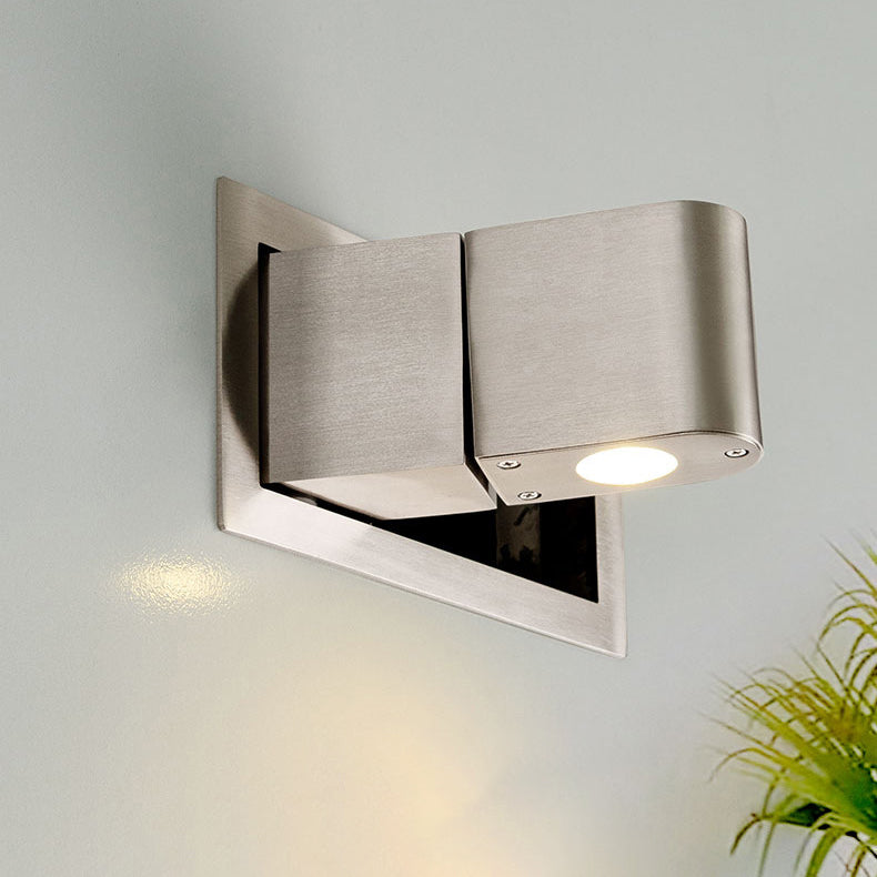 Rotatable Rectangular Aluminum Bedroom Wall Lamp