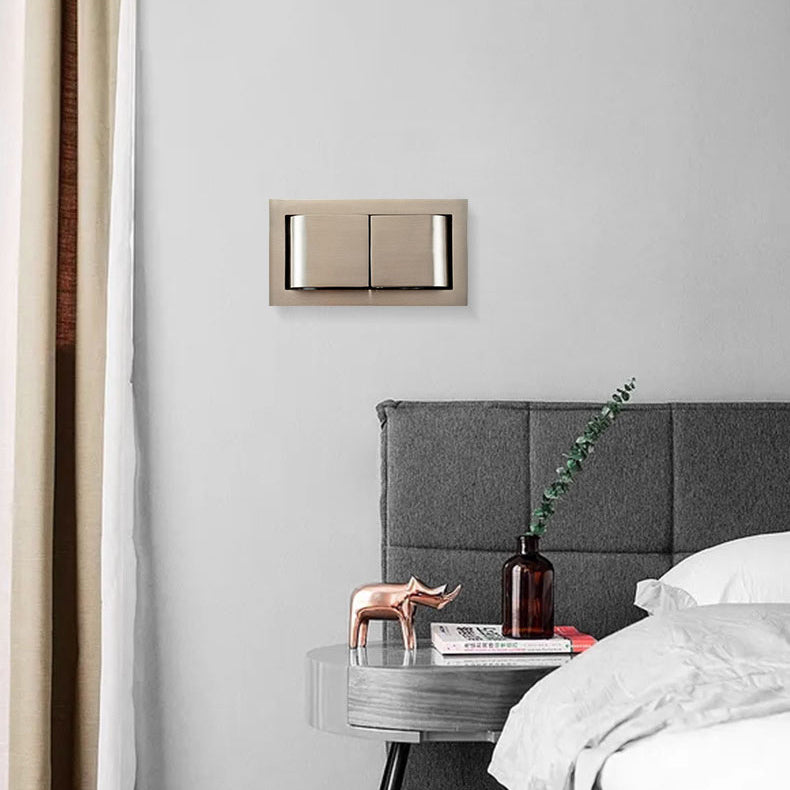 Rotatable Rectangular Aluminum Bedroom Wall Lamp