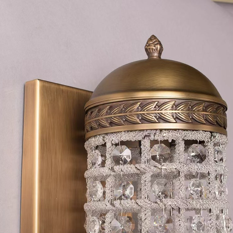 Cylinder Hollowed Out Square Wall Lamp