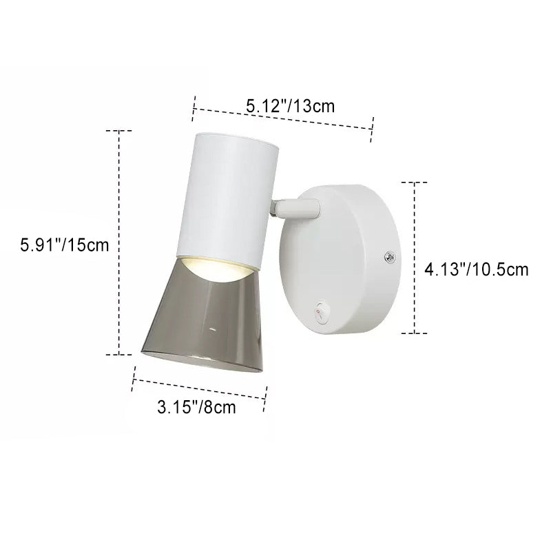 Round Cone Horn Shape Wall Lamp