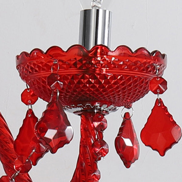 Wedding Curved Rod Candle 2-Light Wall Lamp