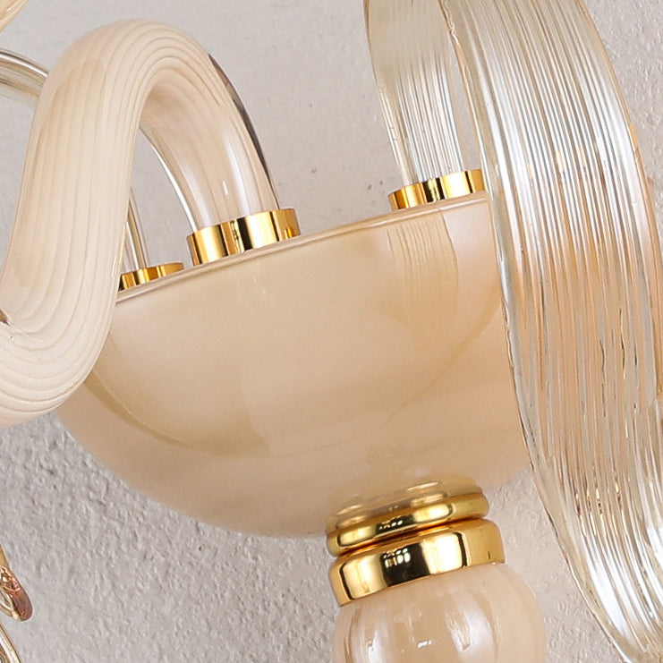 Leaf Candle Holder Hardware Wall Lamp