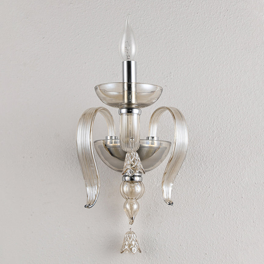 Leaf Candle Holder Hardware Wall Lamp
