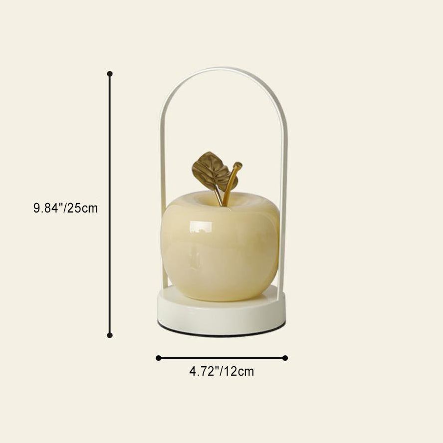 Portable Apple Iron Frame Table Lamp