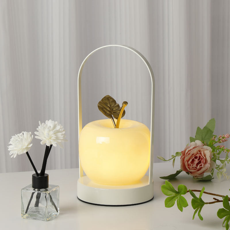 Portable Apple Iron Frame Table Lamp
