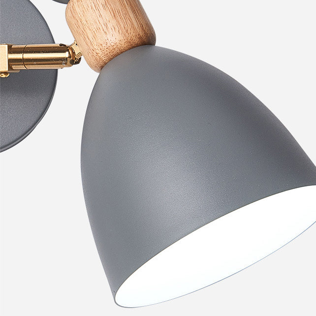 Round Cylinder Horn Shape 2-Light Wall Lamp