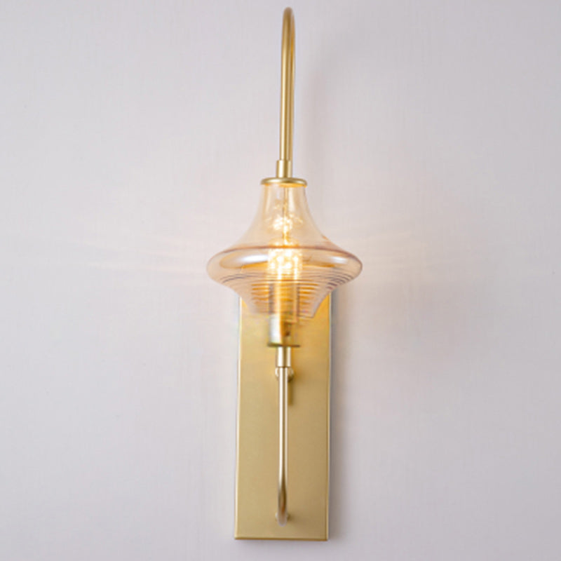 Rectangle Gyro Shape Glass Wall Lamp