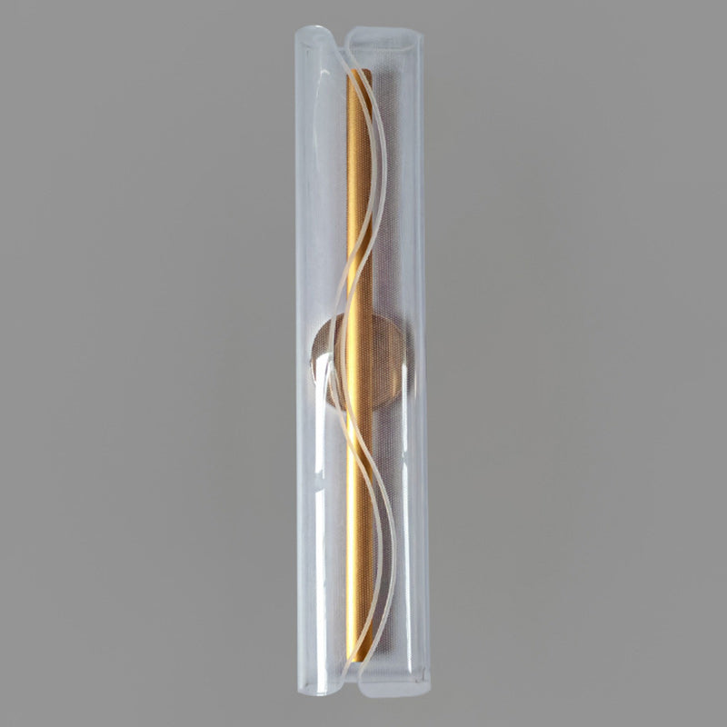 Cylindrical Iron Aluminum Acrylic Wall Lamp