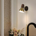 Round Horn Shape Hardware Wall Lamp
