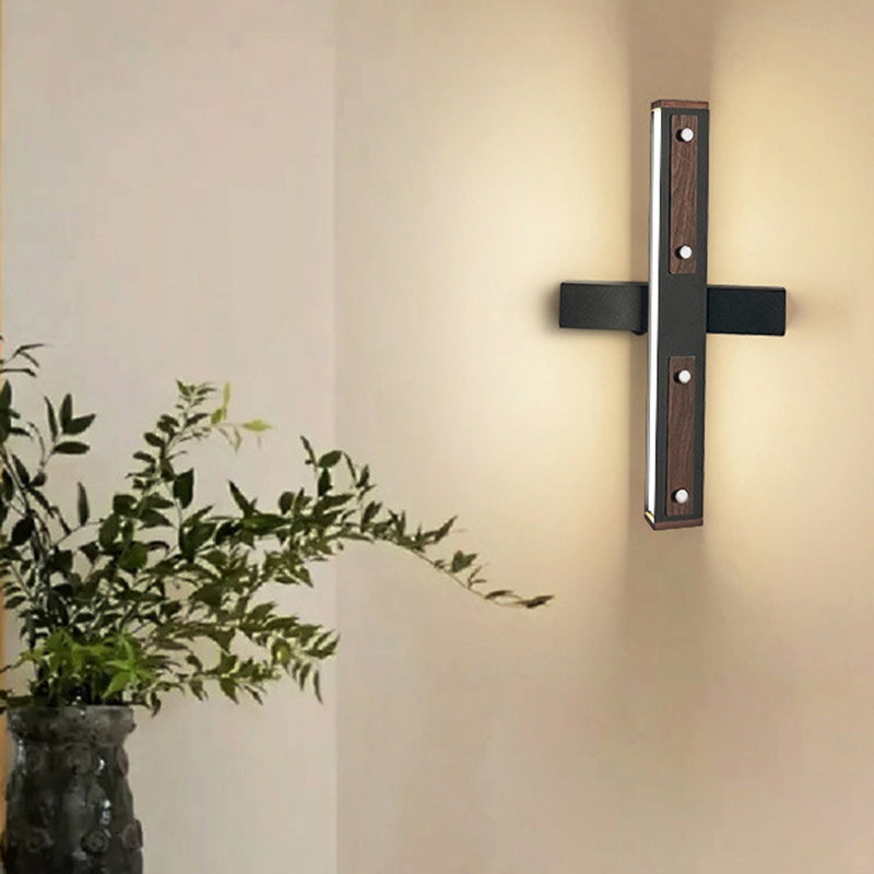 Rectangular Aluminum Iron Frame Wall Lamp