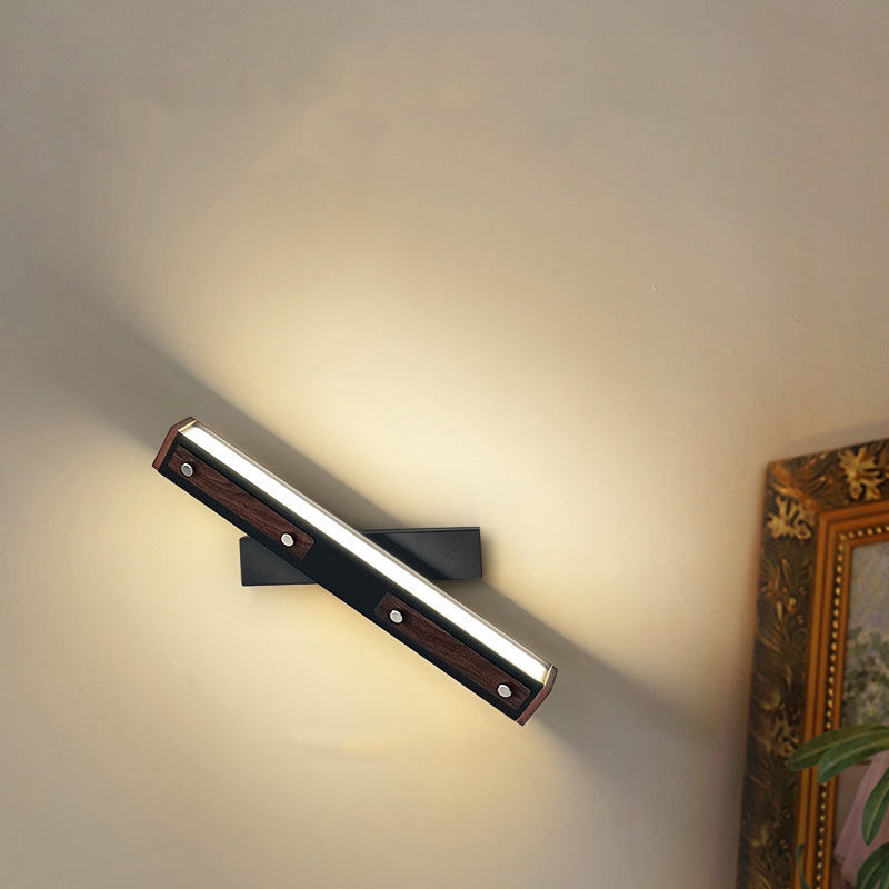 Rectangular Aluminum Iron Frame Wall Lamp