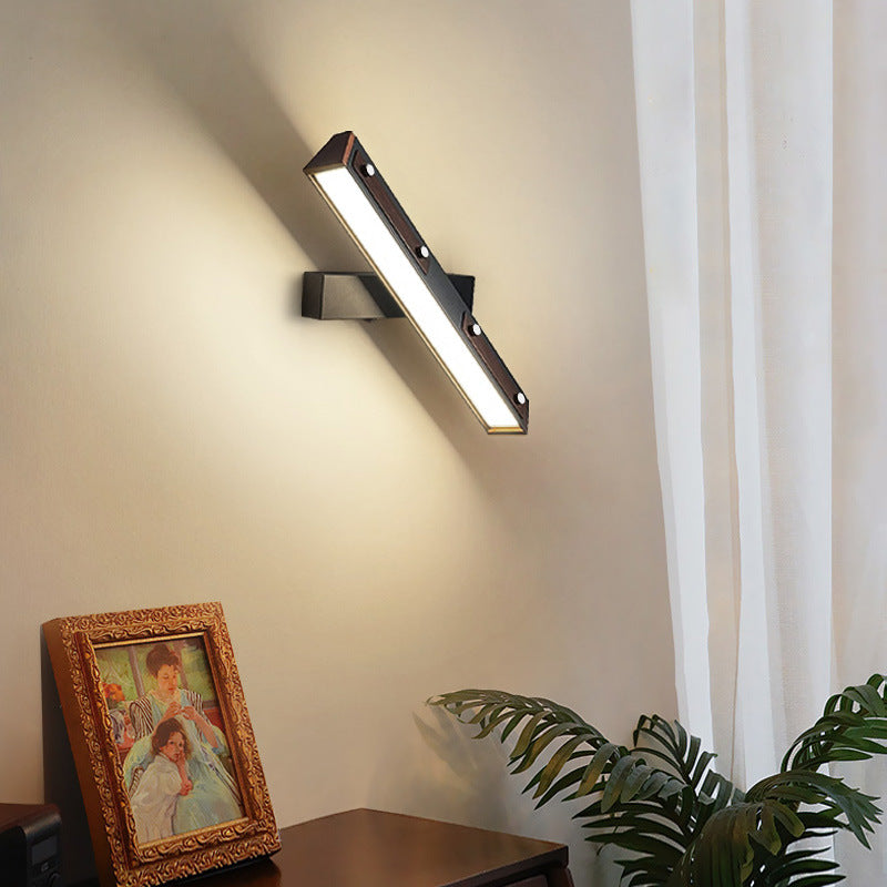 Rectangular Aluminum Iron Frame Wall Lamp