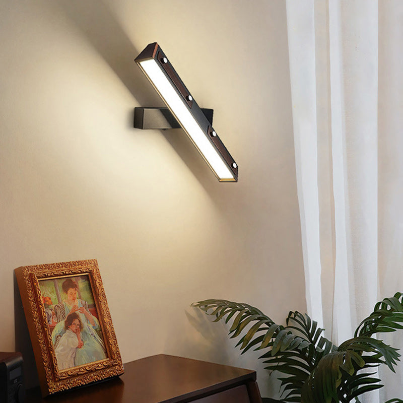 Rectangular Aluminum Iron Frame Wall Lamp