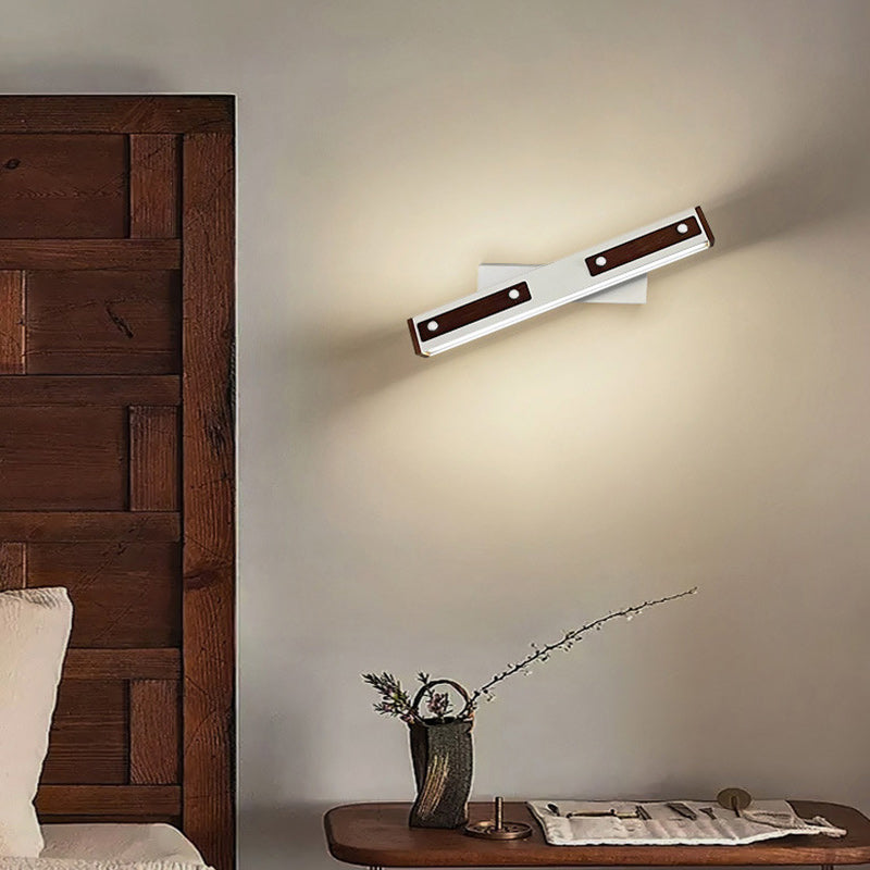 Rectangular Aluminum Iron Frame Wall Lamp