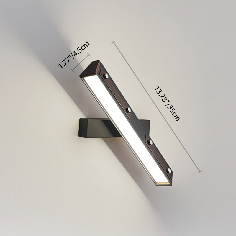 Rectangular Aluminum Iron Frame Wall Lamp