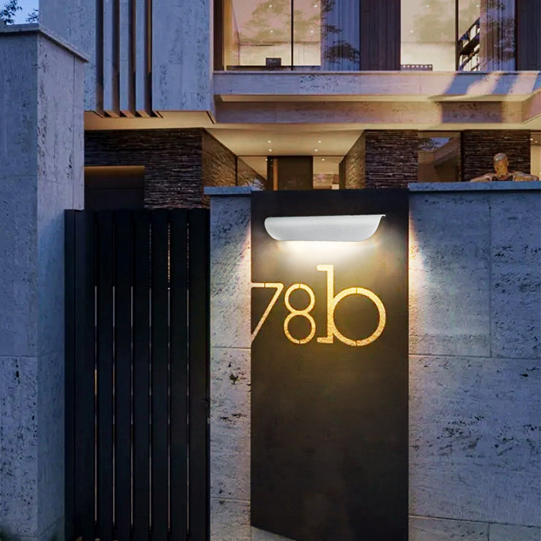Rectangle Aluminum Glass Patio Outdoor Light