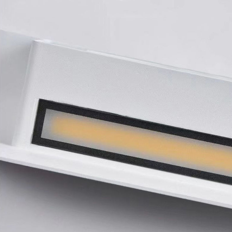 Rectangle Aluminum Glass Patio Outdoor Light