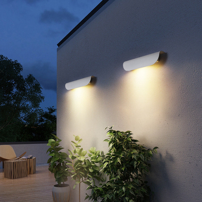 Rectangle Aluminum Glass Patio Outdoor Light