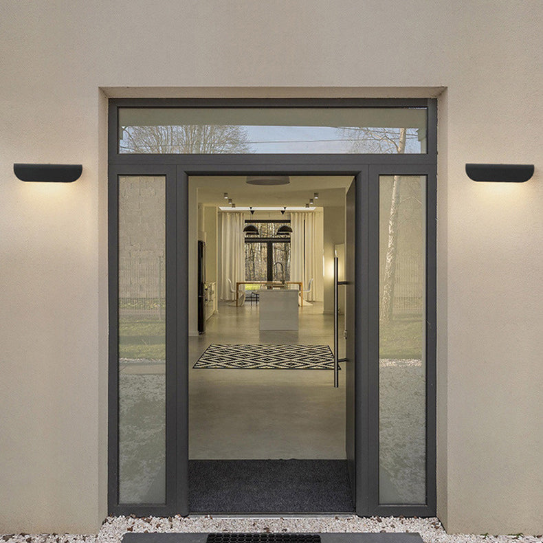 Rectangle Aluminum Glass Patio Outdoor Light