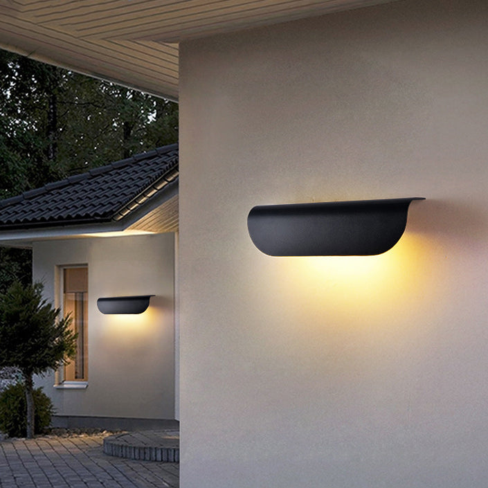 Rectangle Aluminum Glass Patio Outdoor Light