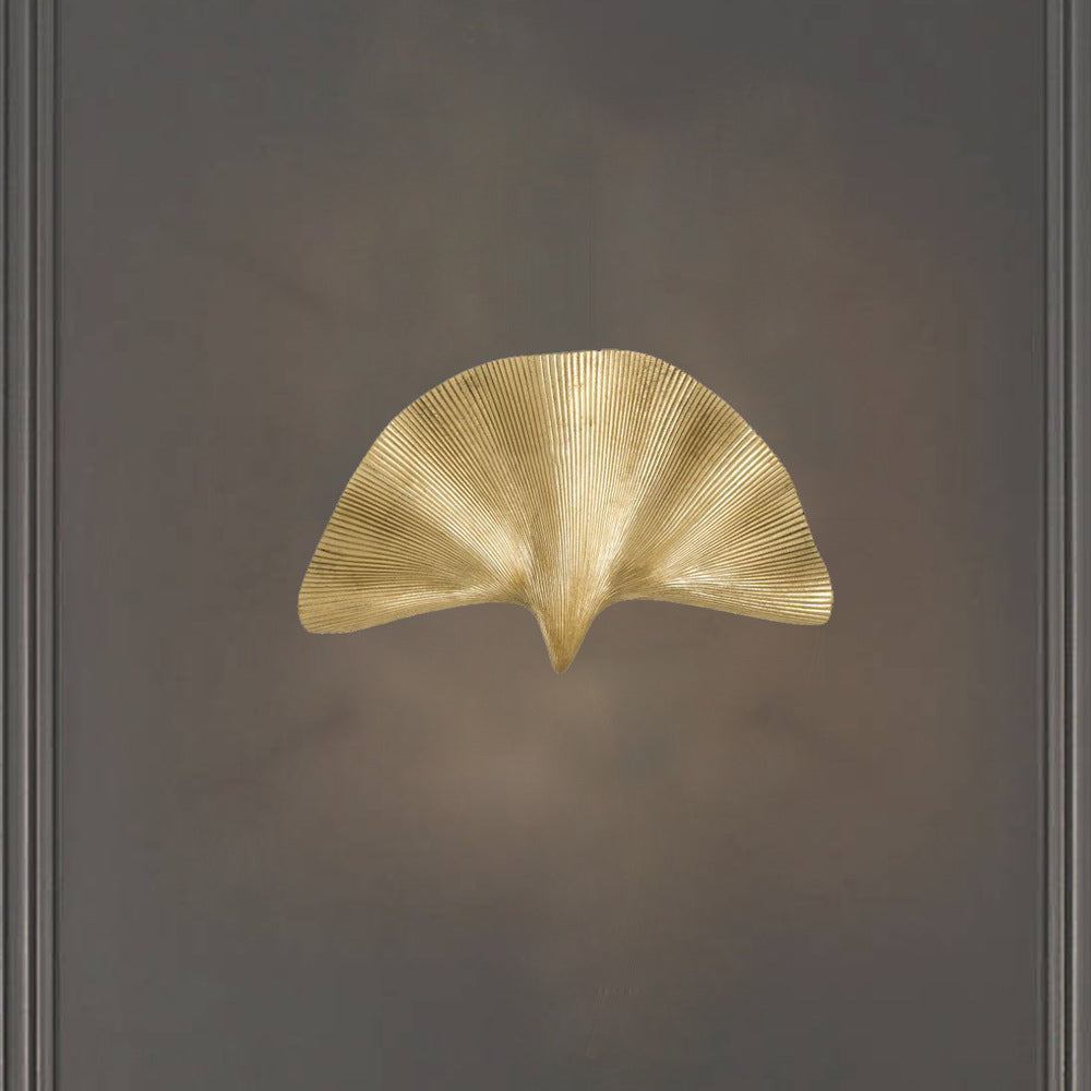 Ginkgo Leaf All Copper Wall Lamp