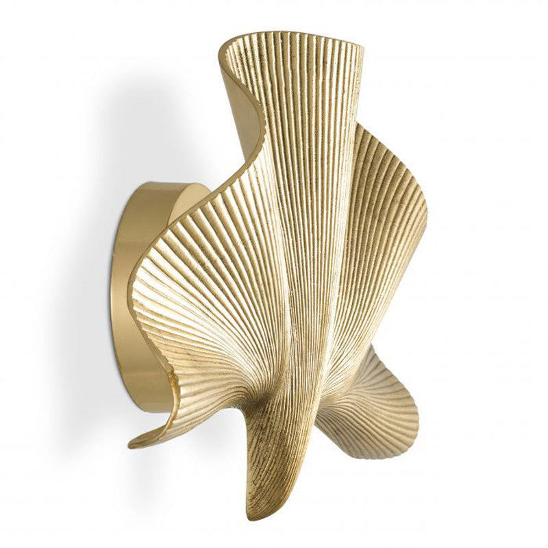 Ginkgo Leaf All Copper Wall Lamp
