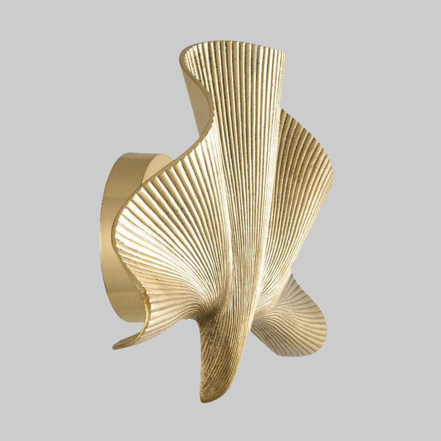 Ginkgo Leaf All Copper Wall Lamp