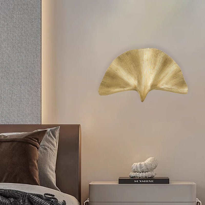 Ginkgo Leaf All Copper Wall Lamp