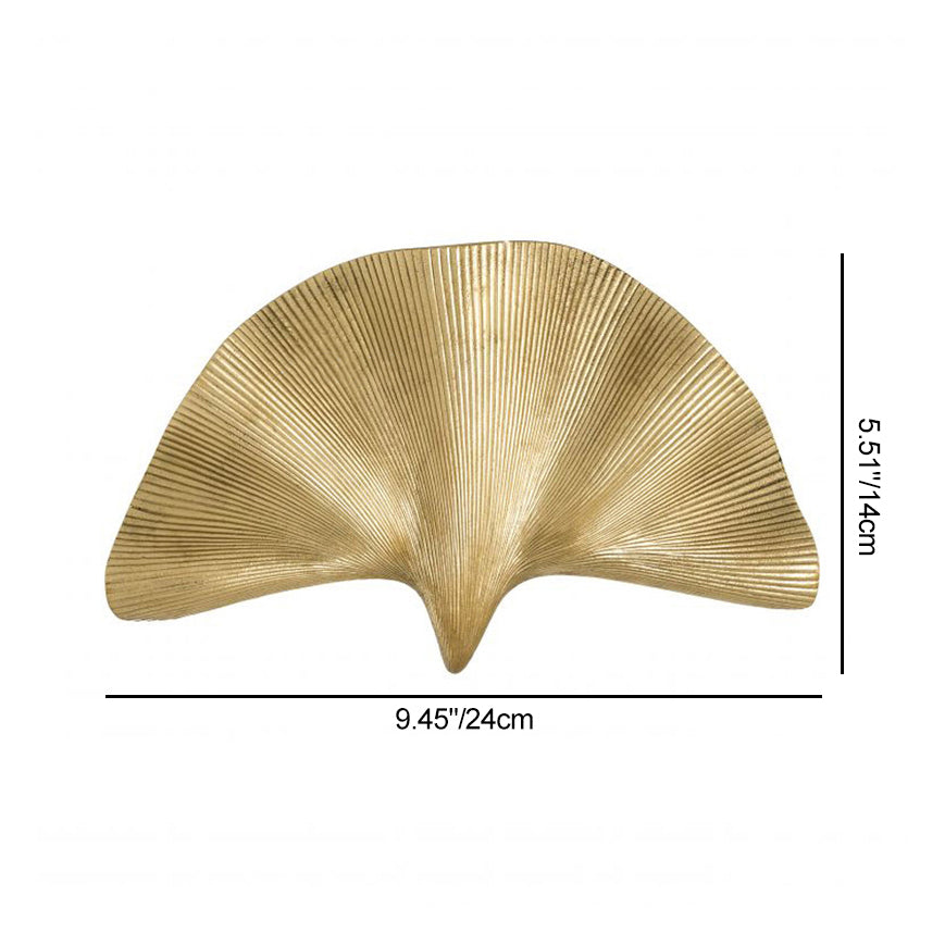Ginkgo Leaf All Copper Wall Lamp