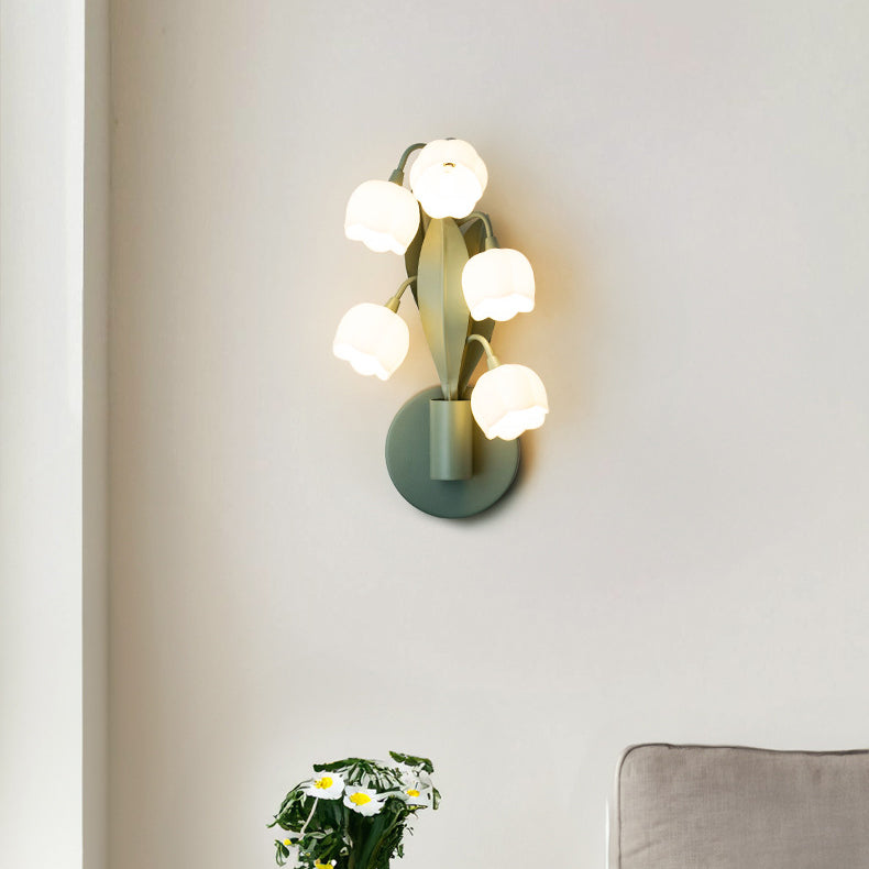 Bell Orchid Iron PC 5-Light Wall Lamp