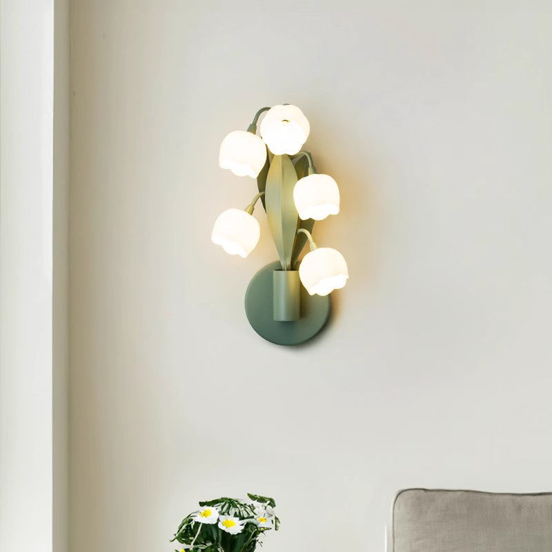 Bell Orchid Iron PC 5-Light Wall Lamp