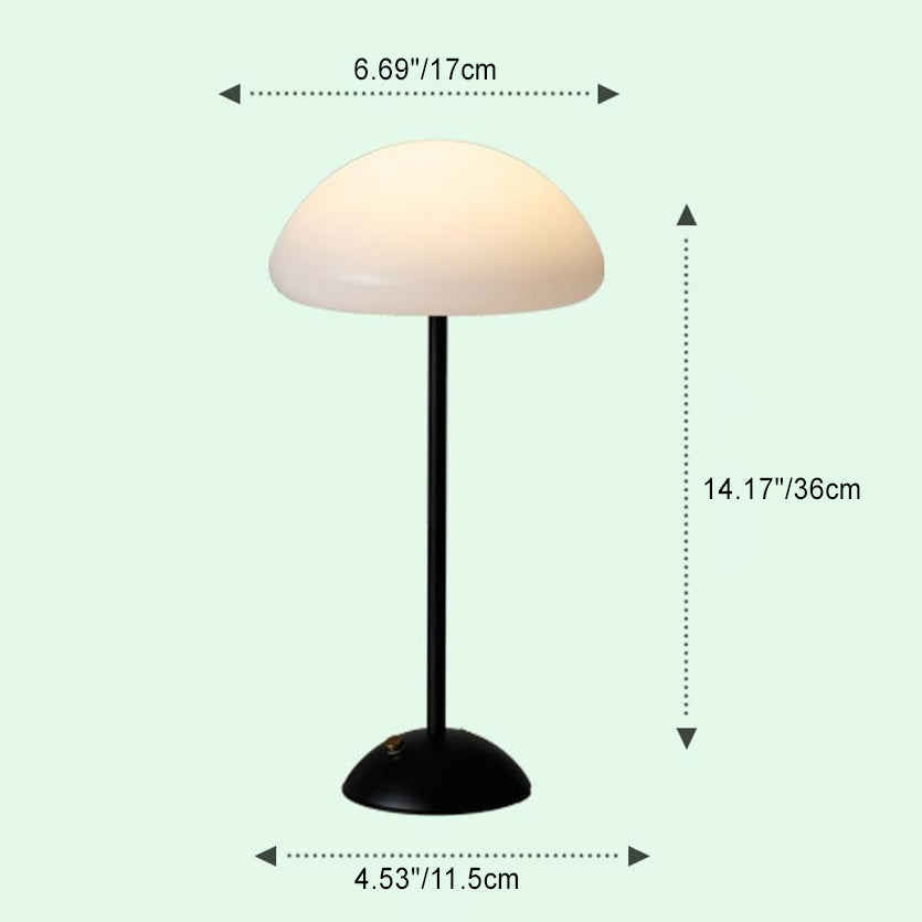 Round Mushroom Shape Iron Table Lamp