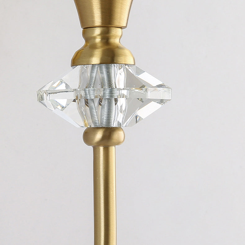 Curved Rod Candelabra Copper 2-Light Wall Lamp