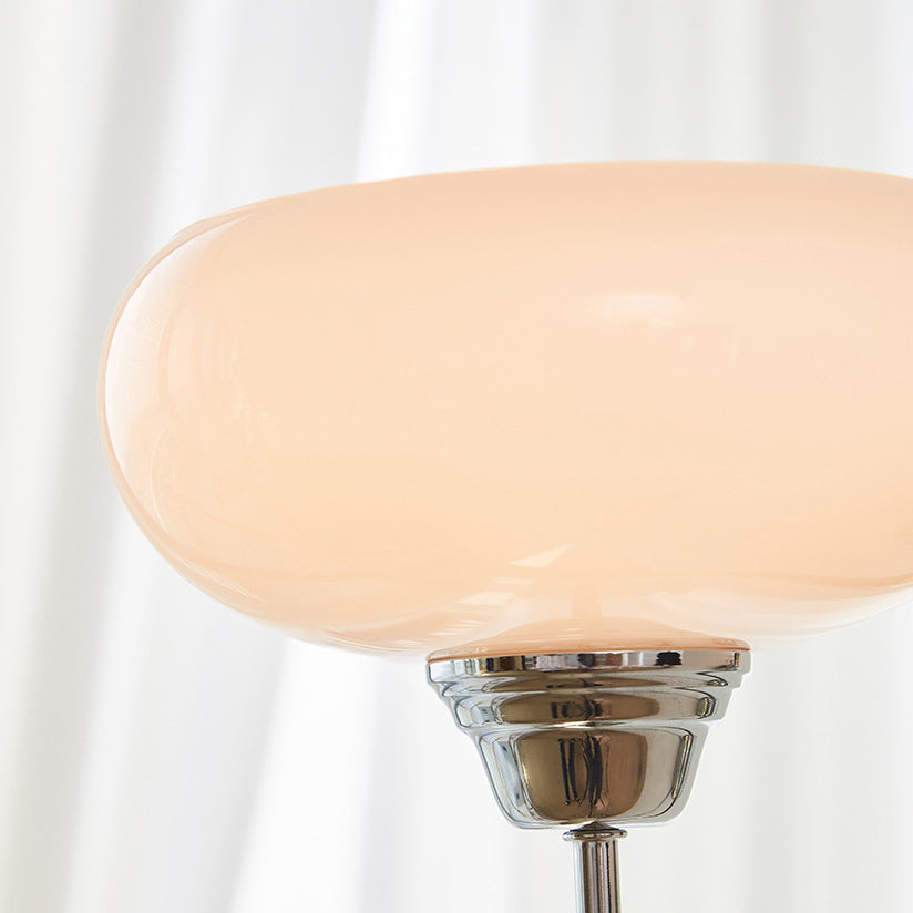Curved Pole Oval Iron Wall Lamp
