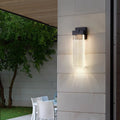 Rectangle Aluminum Bubble Crystal Outdoor Light