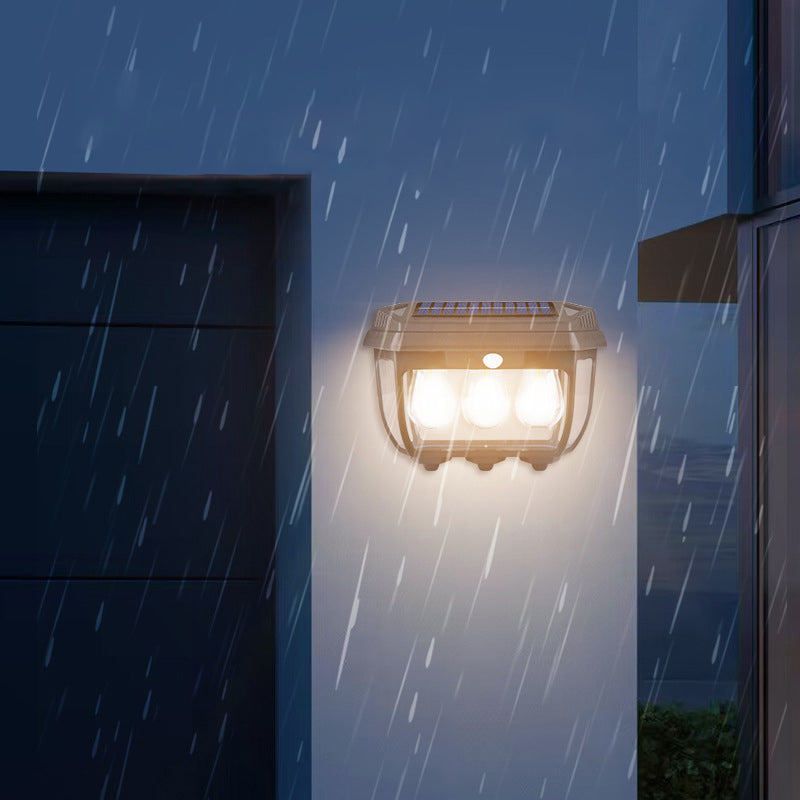 Rectangular Iron Glass Patio Outdoor Light