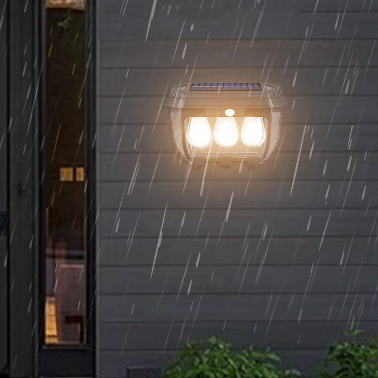 Rectangular Iron Glass Patio Outdoor Light