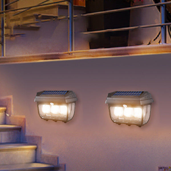 Rectangular Iron Glass Patio Outdoor Light