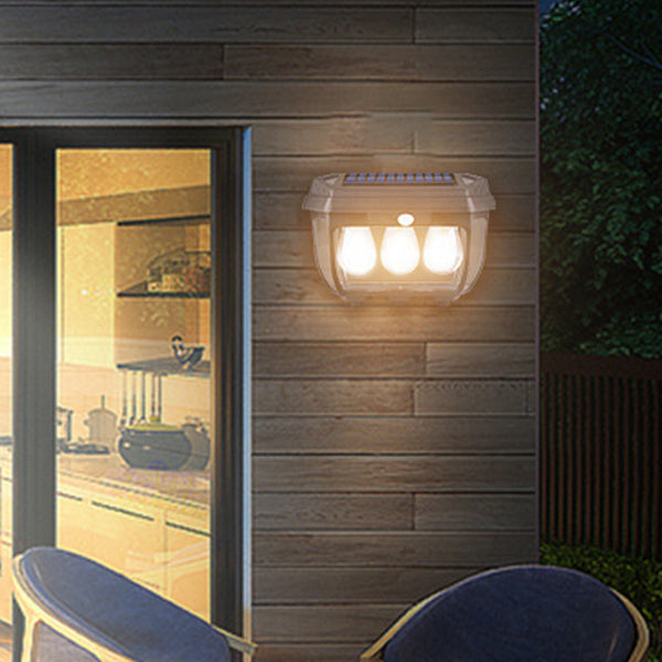 Rectangular Iron Glass Patio Outdoor Light