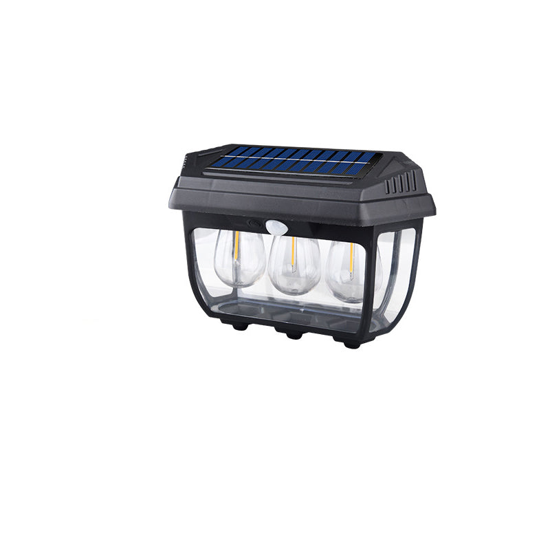 Rectangular Iron Glass Patio Outdoor Light