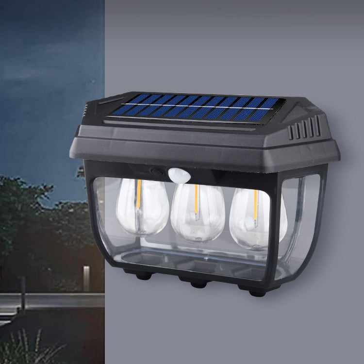 Rectangular Iron Glass Patio Outdoor Light