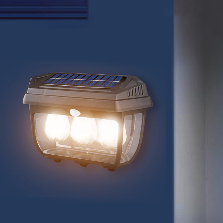 Rectangular Iron Glass Patio Outdoor Light