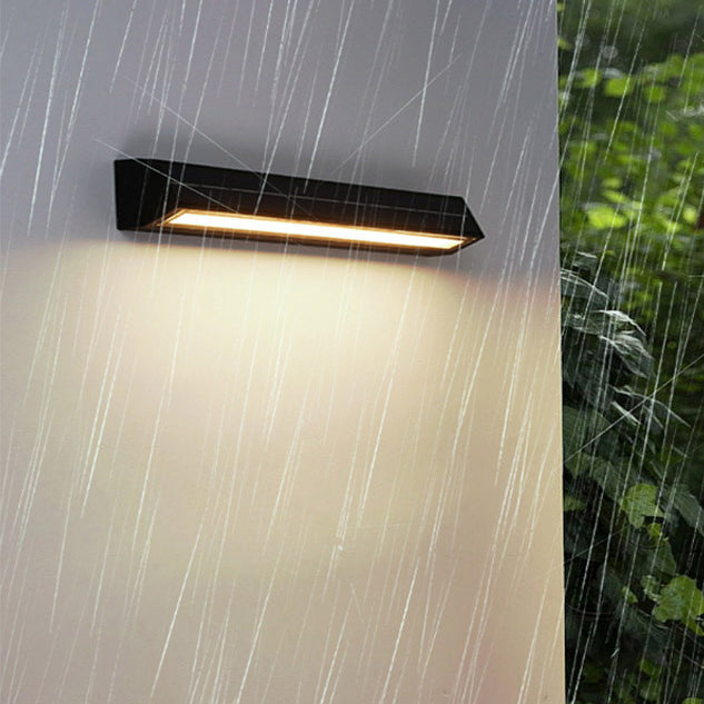 Rectangular Slanted Triangle ABS Outdoor Light
