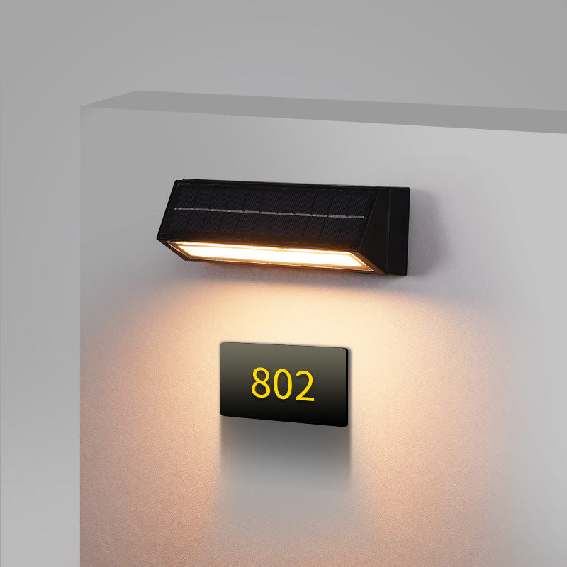 Rectangular Slanted Triangle ABS Outdoor Light