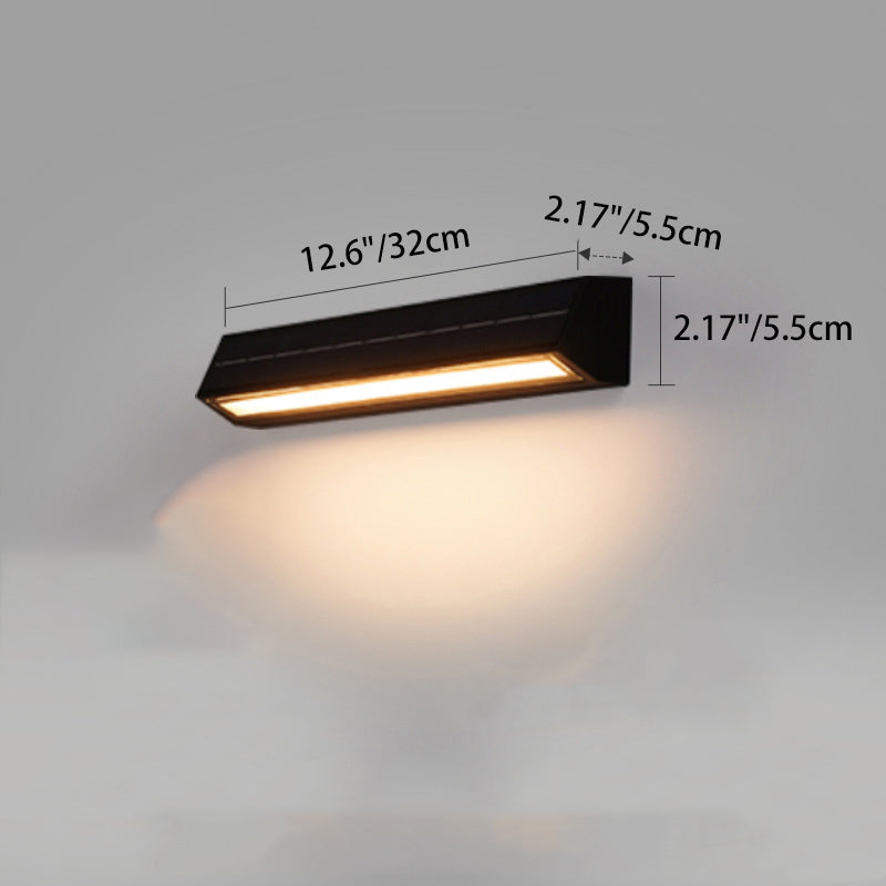 Rectangular Slanted Triangle ABS Outdoor Light