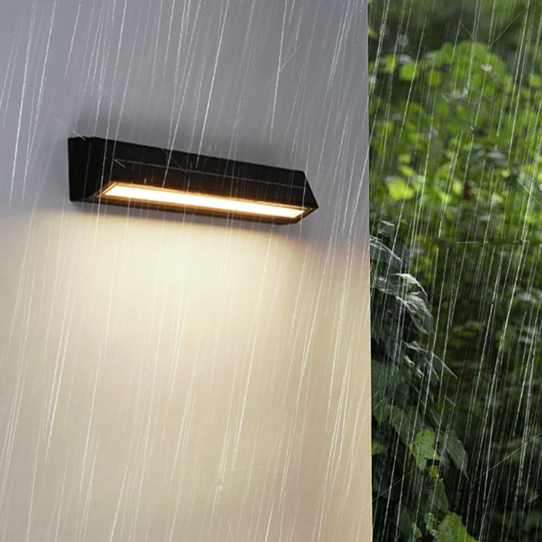 Rectangular Slanted Triangle ABS Outdoor Light