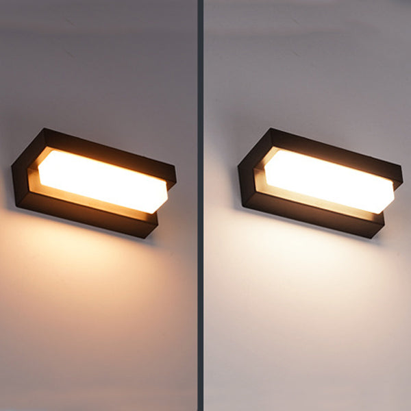 Rectangular ABS Acrylic Patio Outdoor Light