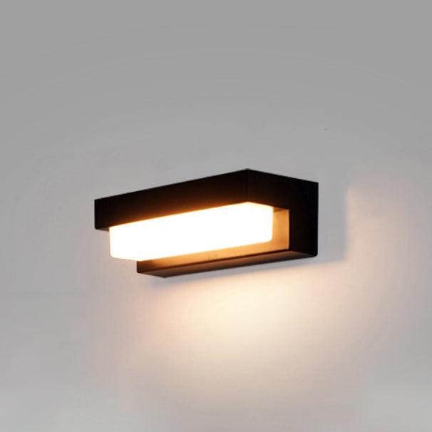 Rectangular ABS Acrylic Patio Outdoor Light