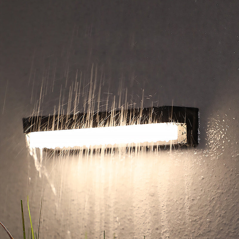 Sensor Rectangular ABS Patio Outdoor Light