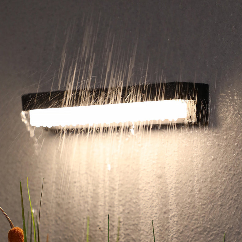 Sensor Rectangular ABS Patio Outdoor Light